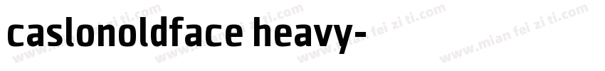 caslonoldface heavy字体转换